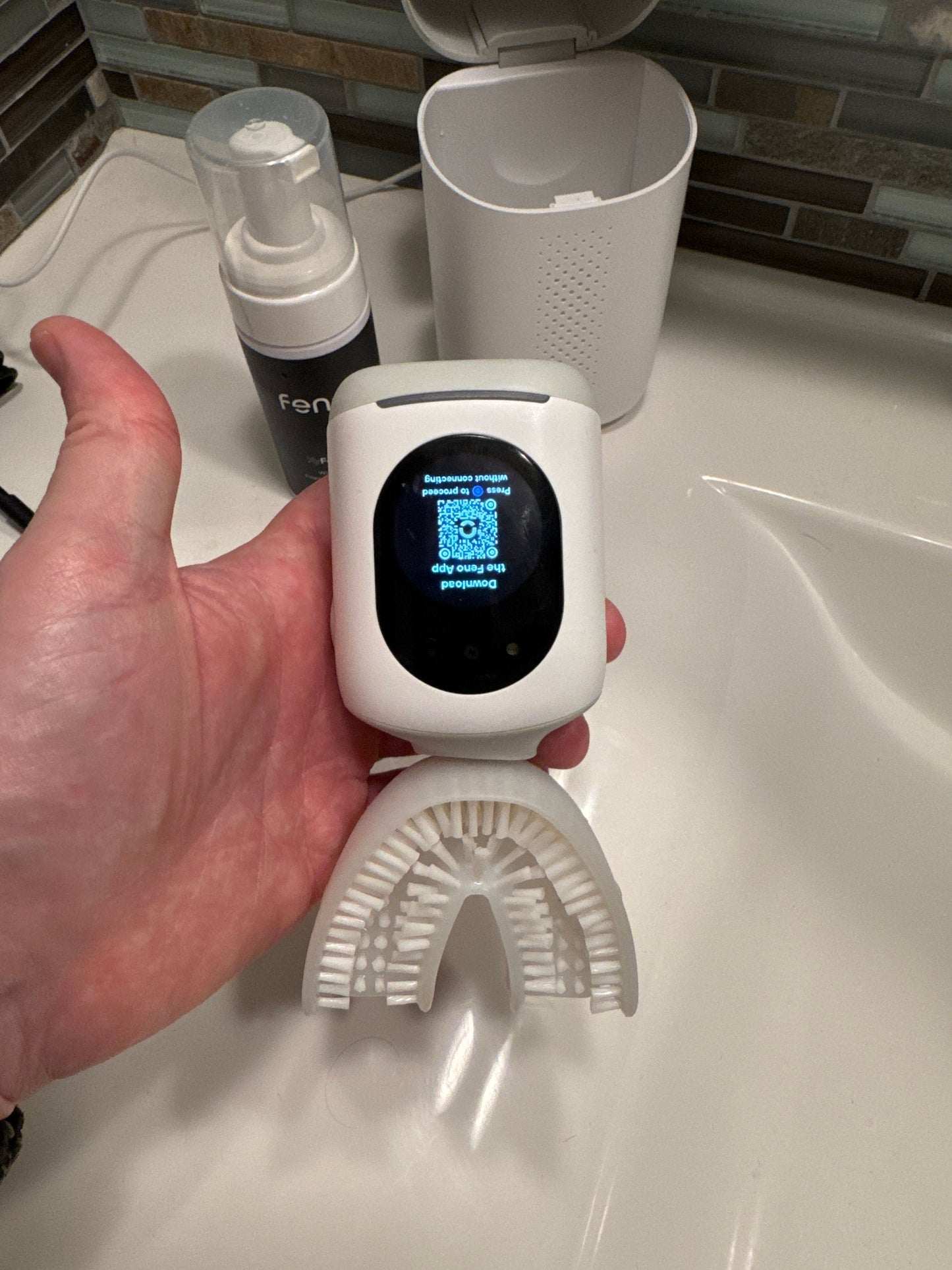 The World's First U Shaped Electrible & Rechargable Toothbrush