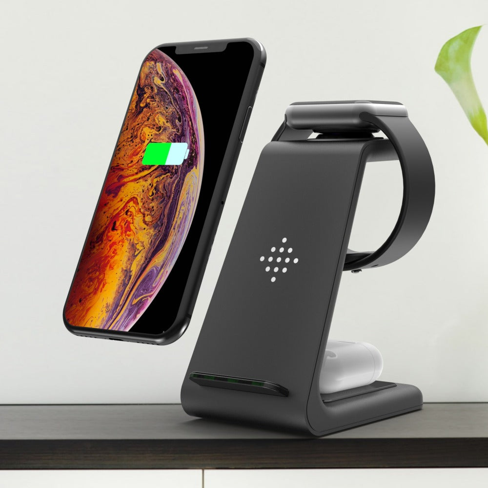 3 in 1 Fast Wireless Charging Station