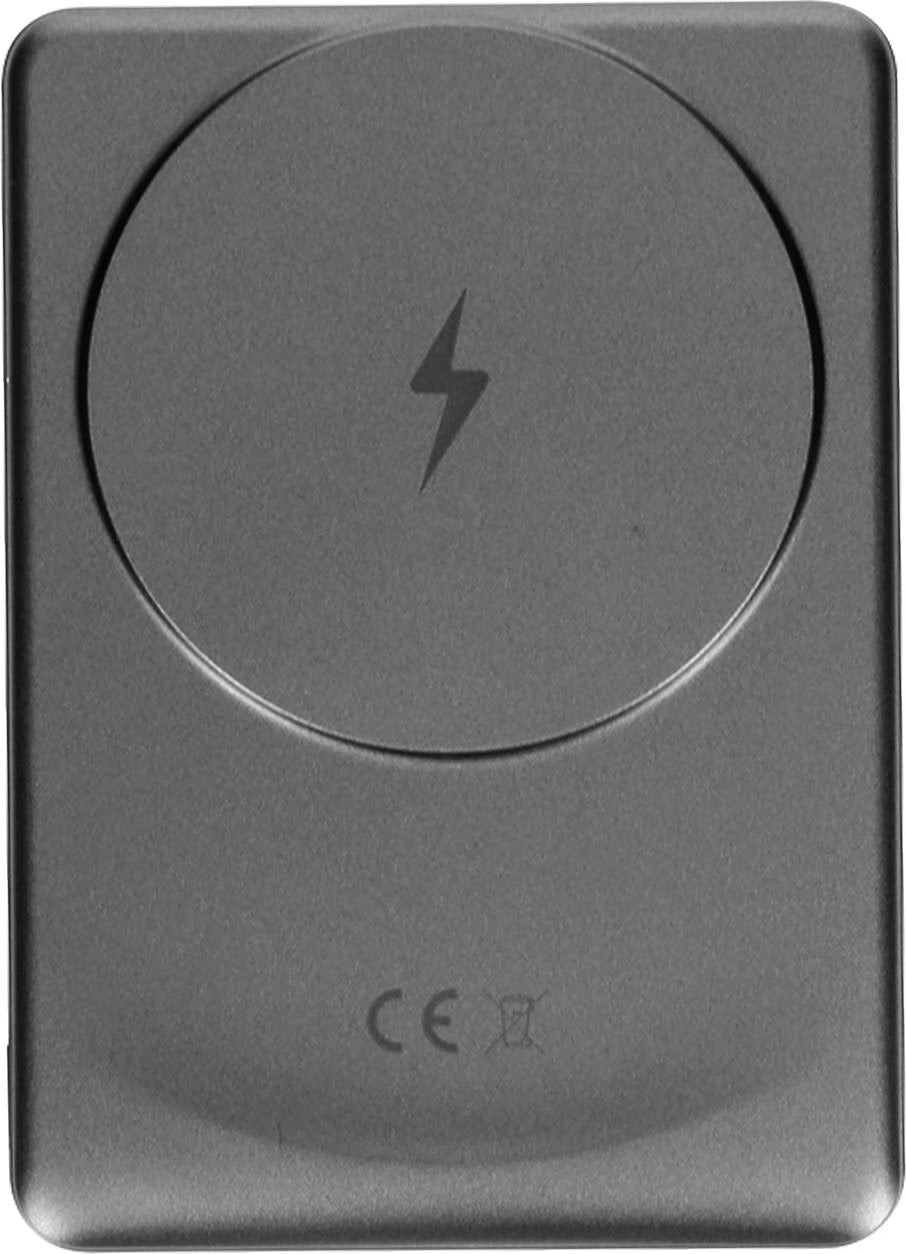 plus Magnetic Power Bank 5000mAh Energy Ultra-Fine External Battery with QI Wireless Charging