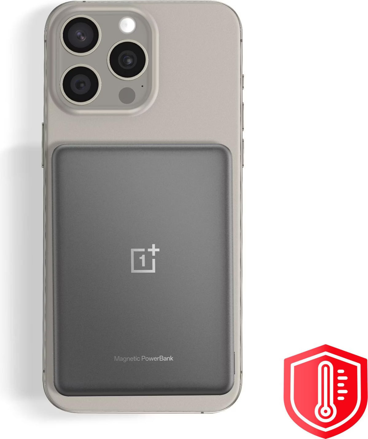 plus Magnetic Power Bank 5000mAh Energy Ultra-Fine External Battery with QI Wireless Charging