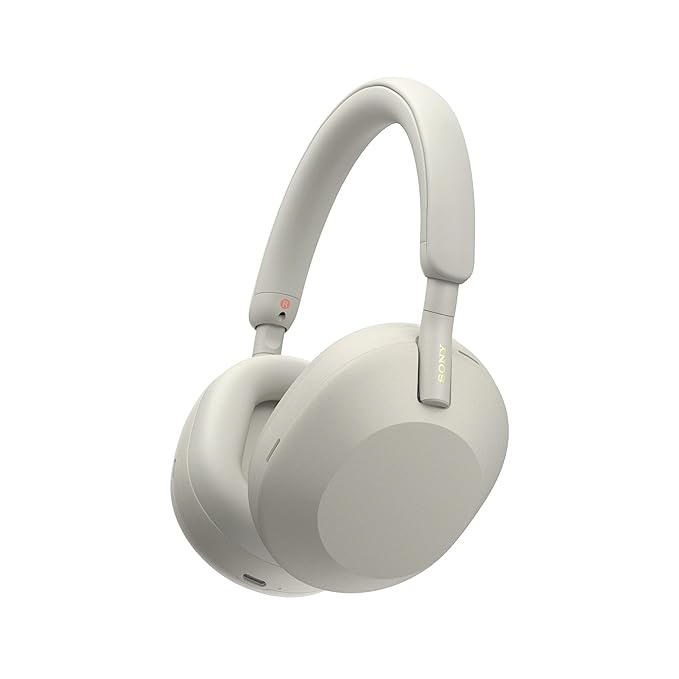 SO'NY  Best Active Noise Cancelling Wireless Bluetooth Over Ear Headphones with Mic for Clear