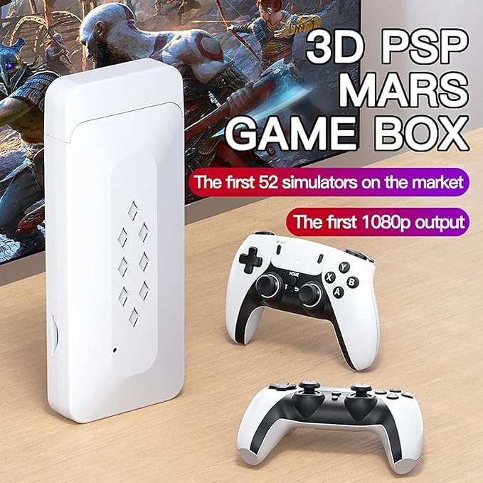 Retro Game Stick, Wireless Retro Game Console, Game Stick With Built-in 20000+ Classic Edition [M22]