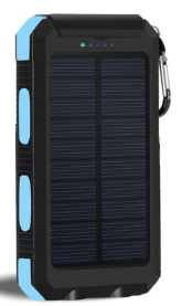 Solar Power Bank, High-Capacity 20,000mAh, USB C, Fast QC 3.0 Charging for iPhone, Android, Google Devices
