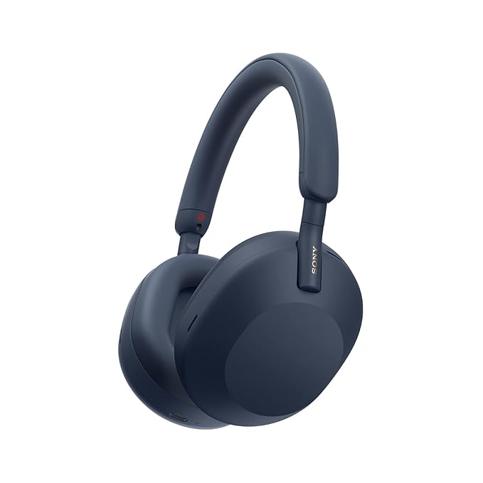 SO'NY  Best Active Noise Cancelling Wireless Bluetooth Over Ear Headphones with Mic for Clear